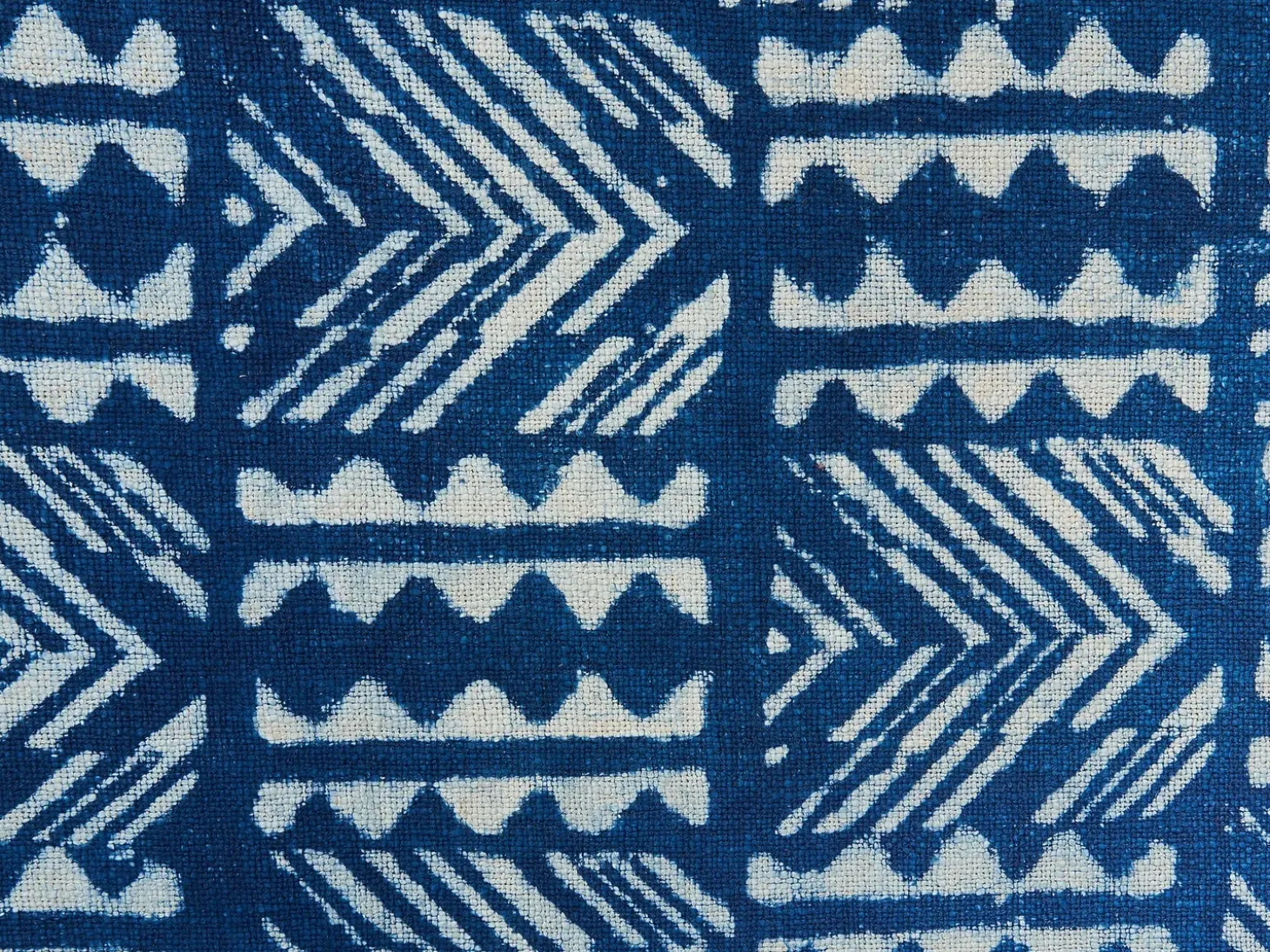 Plaid SHIVPURI Bomuld 130 x 180 cm Blå