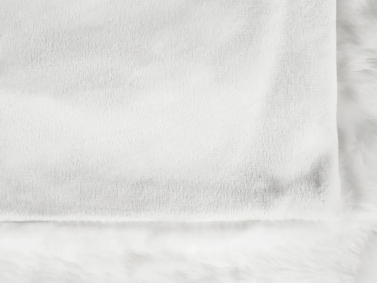 Plaid TOURZA 180 x 220 cm Hvid
