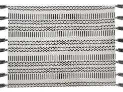 Plaid UNNAO Bomuld 130 x 180 cm Hvid