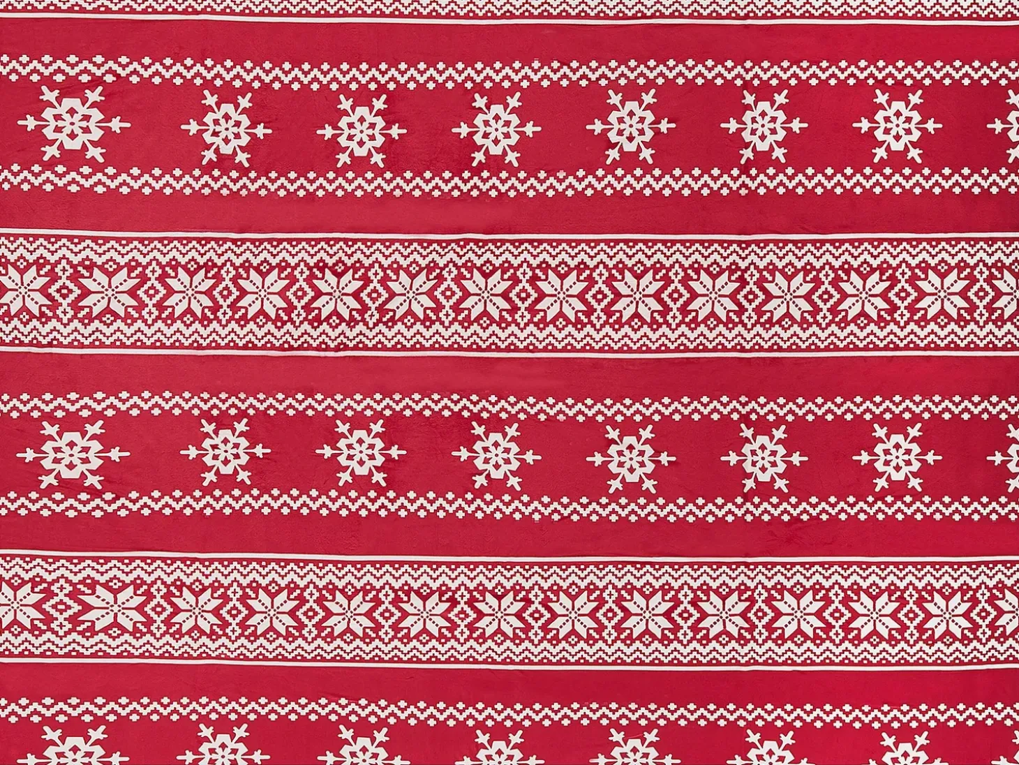 Plaid VANTAA 150 x 200 cm Rød