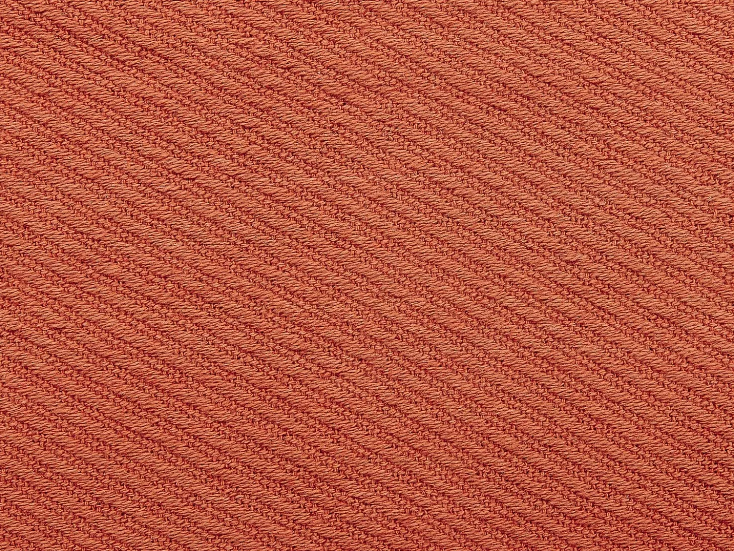 Plaid YARSA Bomuld 125 x 150 cm Rød