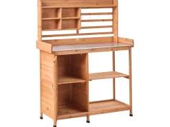 Plantebord MELDOLA Ædelgran 149 cm 113 cm Lysebrun