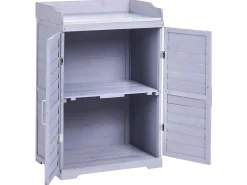 Plantebord TEREVILLE Ædelgran 100 cm 67 cm Grå