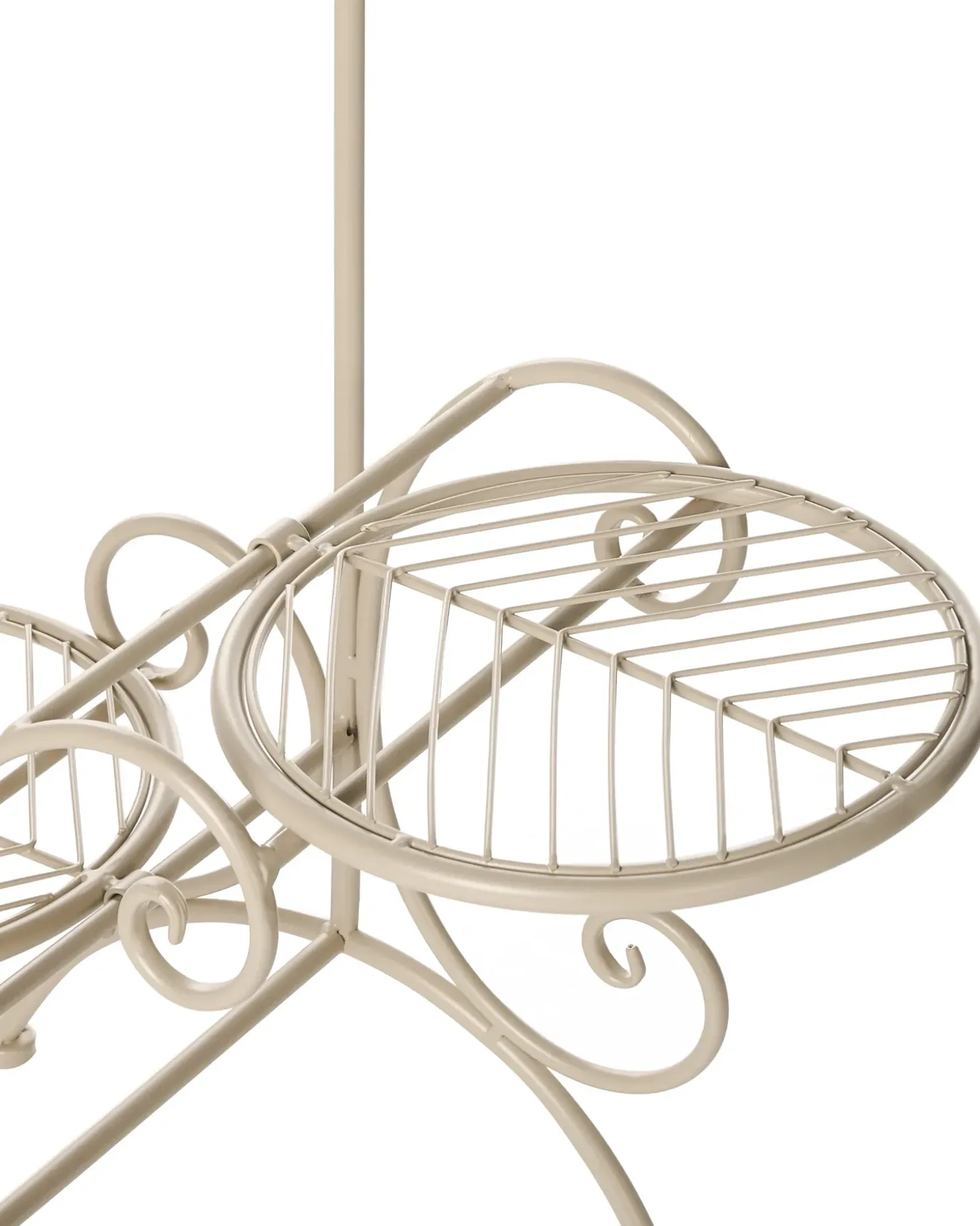Plantestativ ASAGAO 26 cm Beige Metal