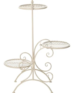 Plantestativ ASAGAO 26 cm Beige Metal