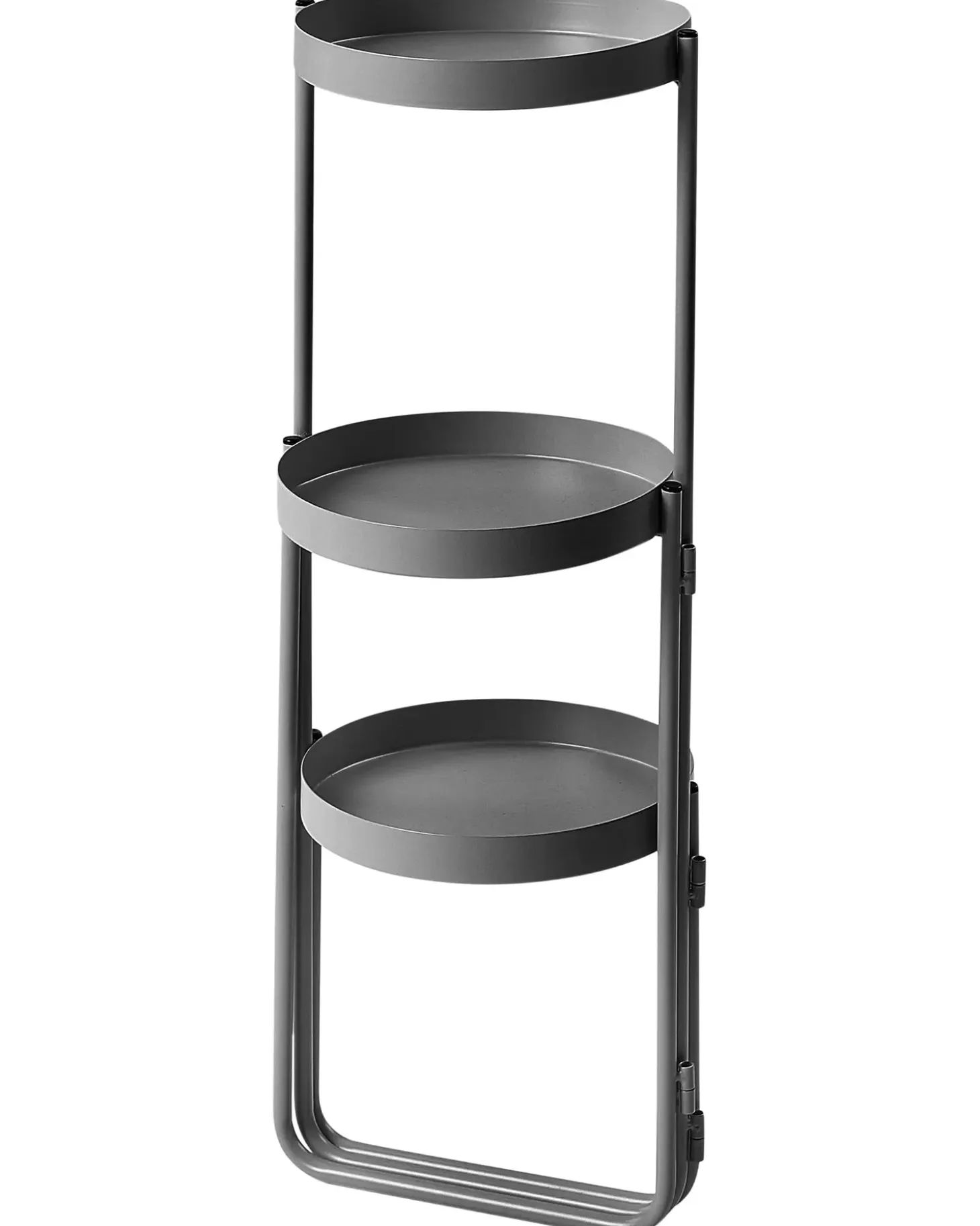 Plantestativ FRAGARIA Metal 42 cm Sort