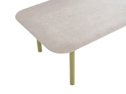 POLLINA 4 personers Havesofa med bord Grøn Metal