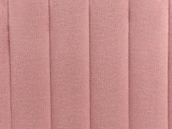 Polstret bænk DAYTON Velour Pastellrosa