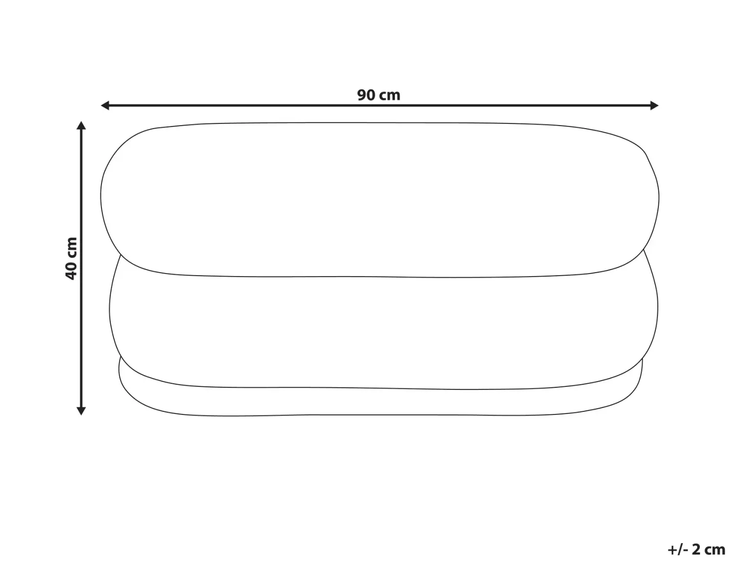 Polstret bænk ELLENDALE Boucle Grøn