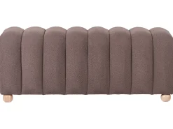 Polstret bænk IDYLLWILD Boucle Brun