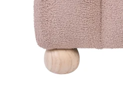 Polstret bænk IDYLLWILD Boucle Beige
