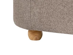 Polstret bænk med opbevaring HAYWARD 98 cm 44 cm Beige