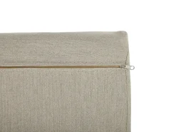 PONZA 2 personers Loungesæt med bord og fodskammel Beige PE-rattan