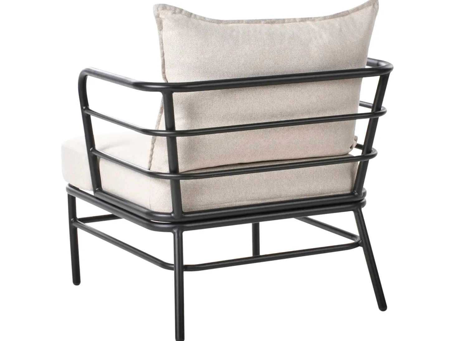 PONZONE 5 personers havesofasæt Lys Beige Metal
