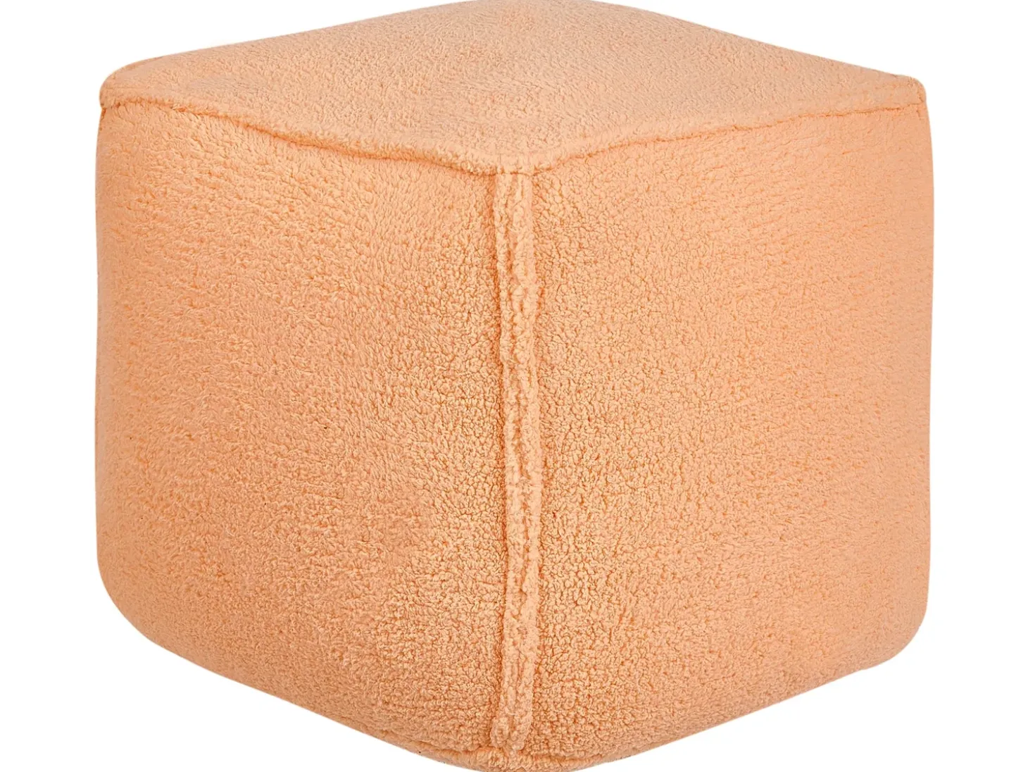Puf ALIPUR Boucle Orange
