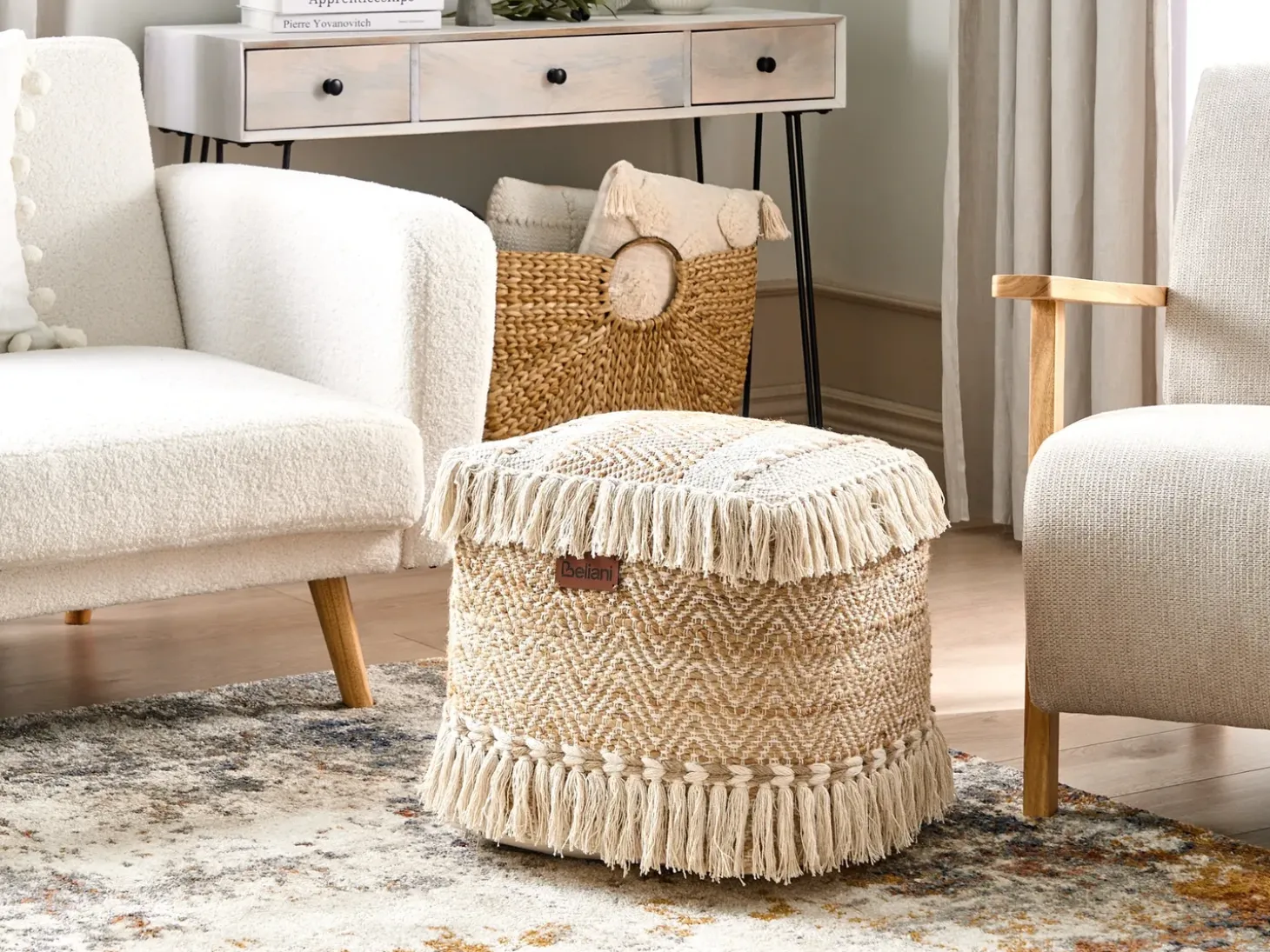 Puf ALUPOLA Jute Beige