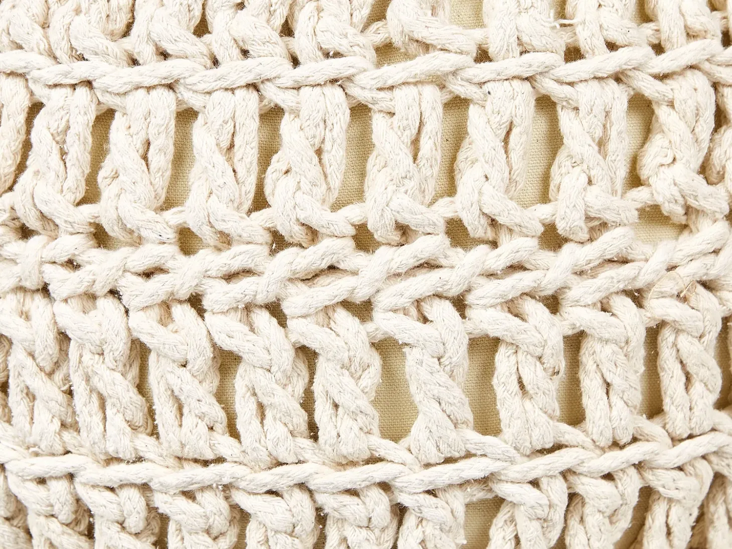 Puf ARPATU Bomuld Lys Beige
