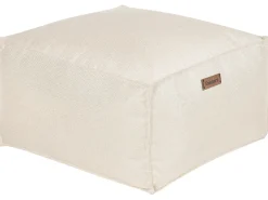 Puf BOULDER Cremehvid