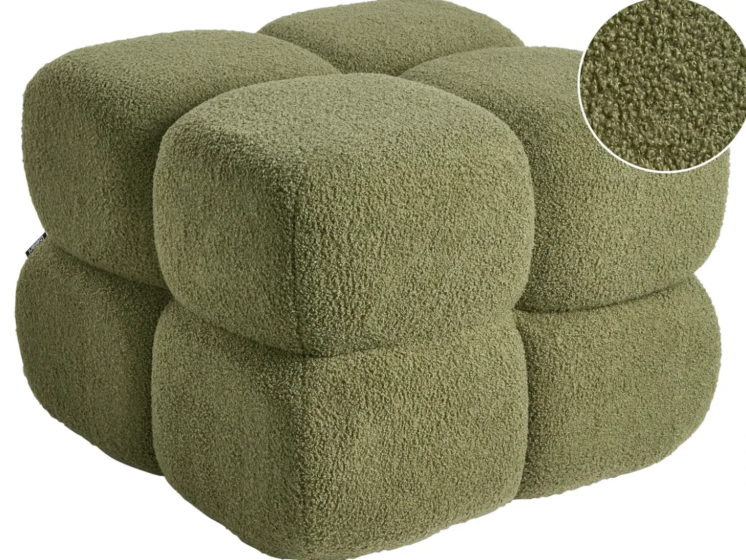 Puf CALIENTE Boucle Grøn