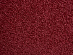 Puf CALIENTE Boucle Mørkerød