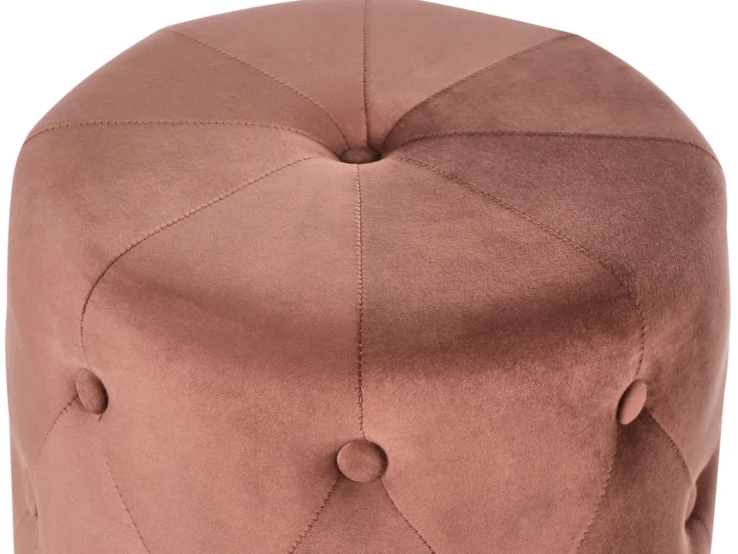 Puf CARROLLTON Velour Brun