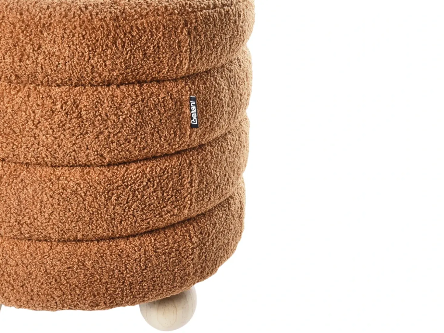 Puf CHILLY Boucle Guldbrun