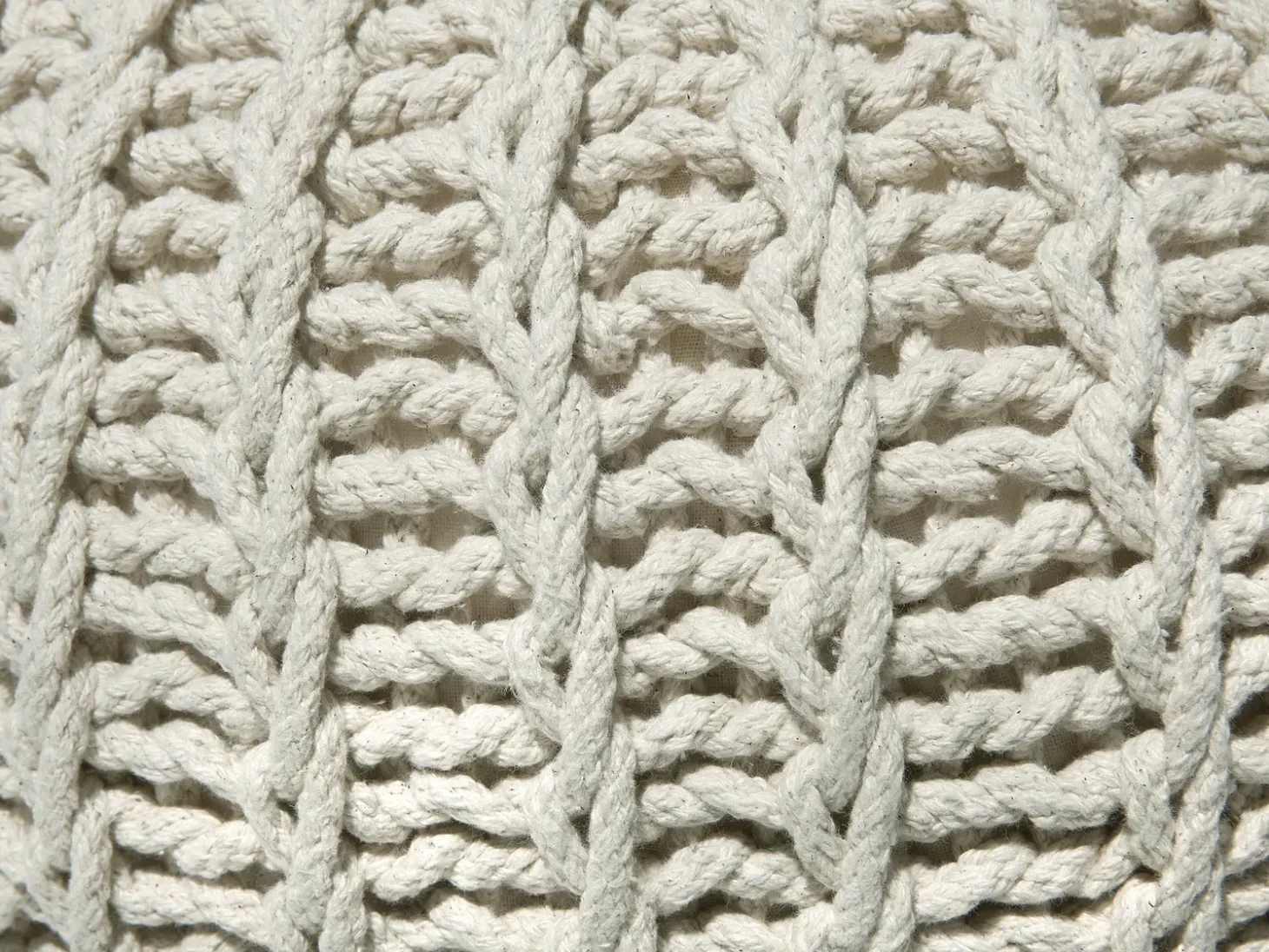 Puf CONRAD Bomuld Beige