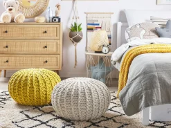 Puf CONRAD Bomuld Beige