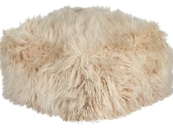 Puf CONROE Kunstig pels Beige