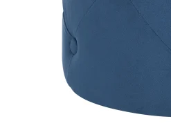Puf COROLLA Velour Mørkeblå