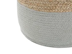 Puf DALAMA Jute Lysegrå