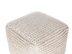 Puf DAMAN Bomuld Lys Beige