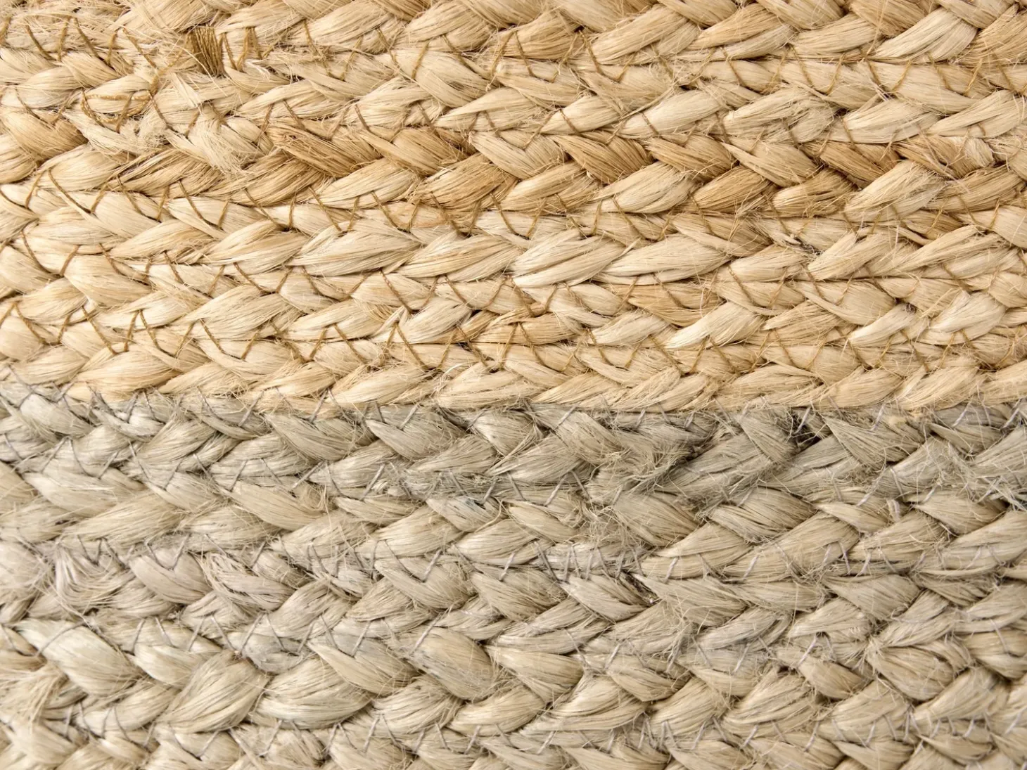Puf DUKI Jute Brungrå