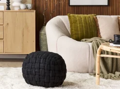 Puf HOPA Velour Sort