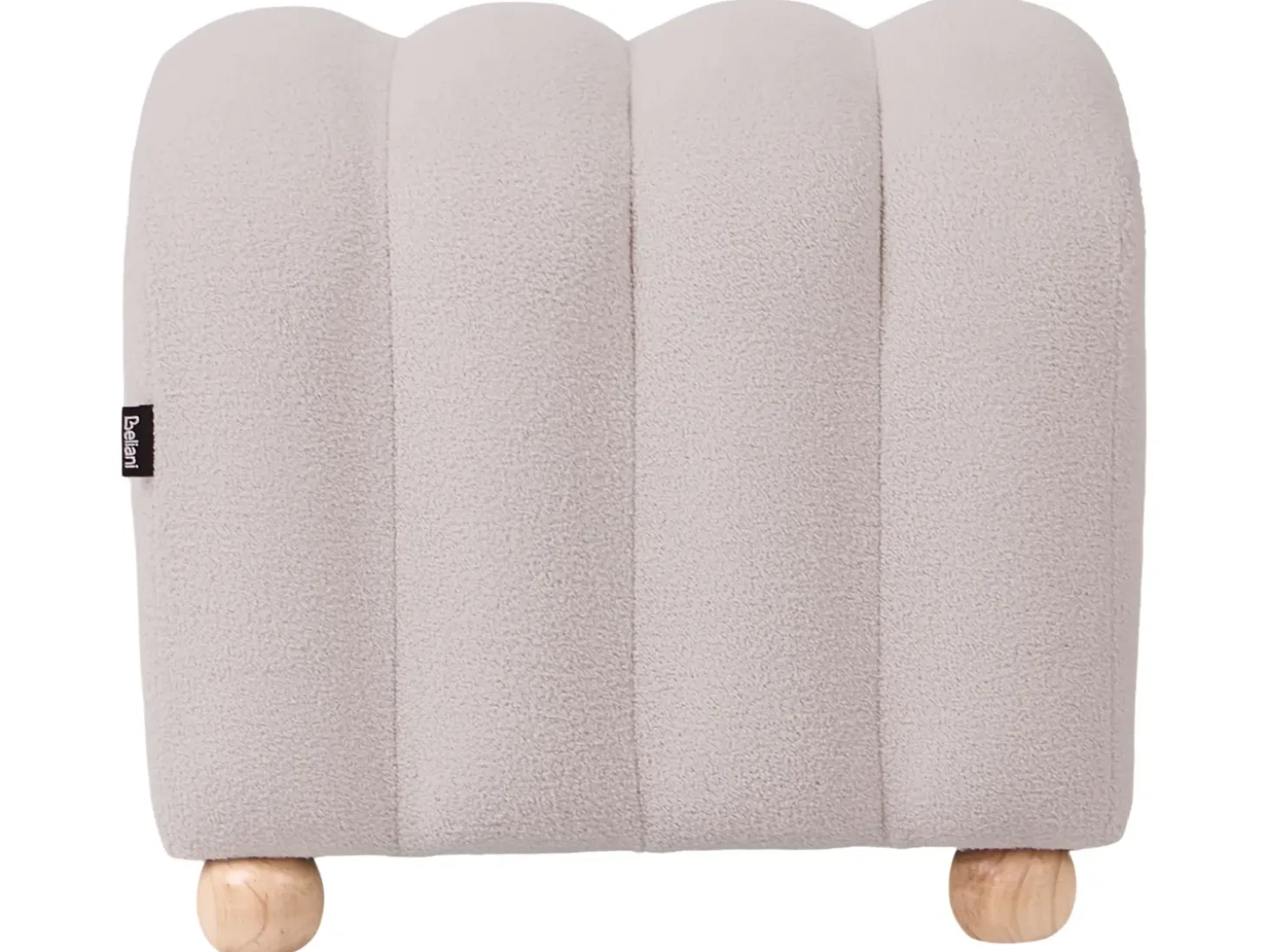 Puf IDYLLWILD Boucle Cremehvid