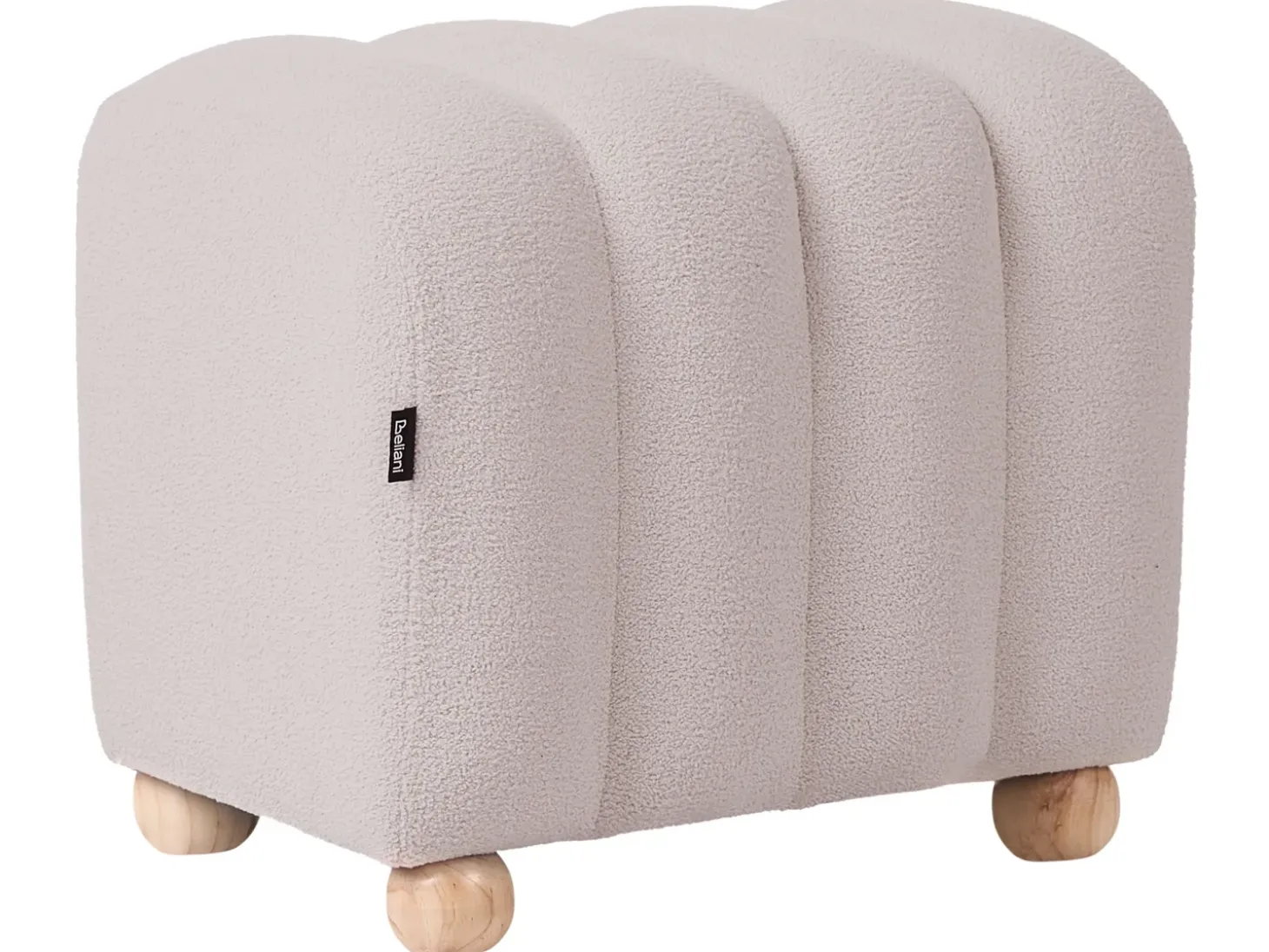 Puf IDYLLWILD Boucle Cremehvid