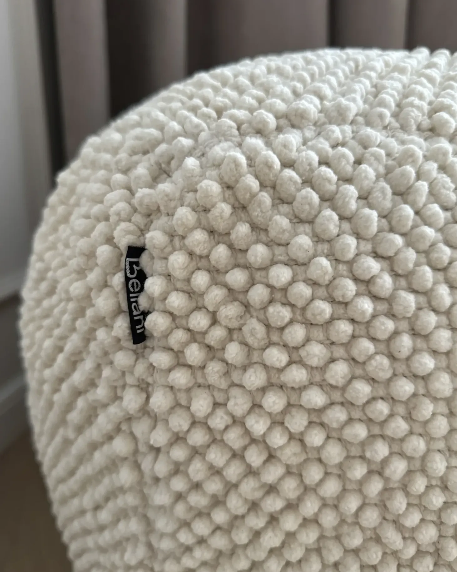 Puf JOARA Bomuld Beige