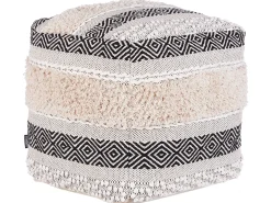 Puf KANAM Bomuld Lys Beige