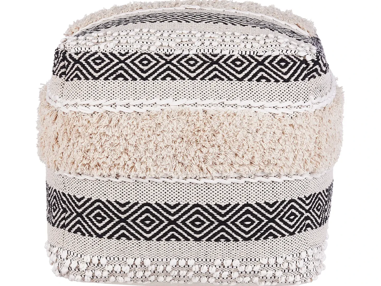 Puf KANAM Bomuld Lys Beige