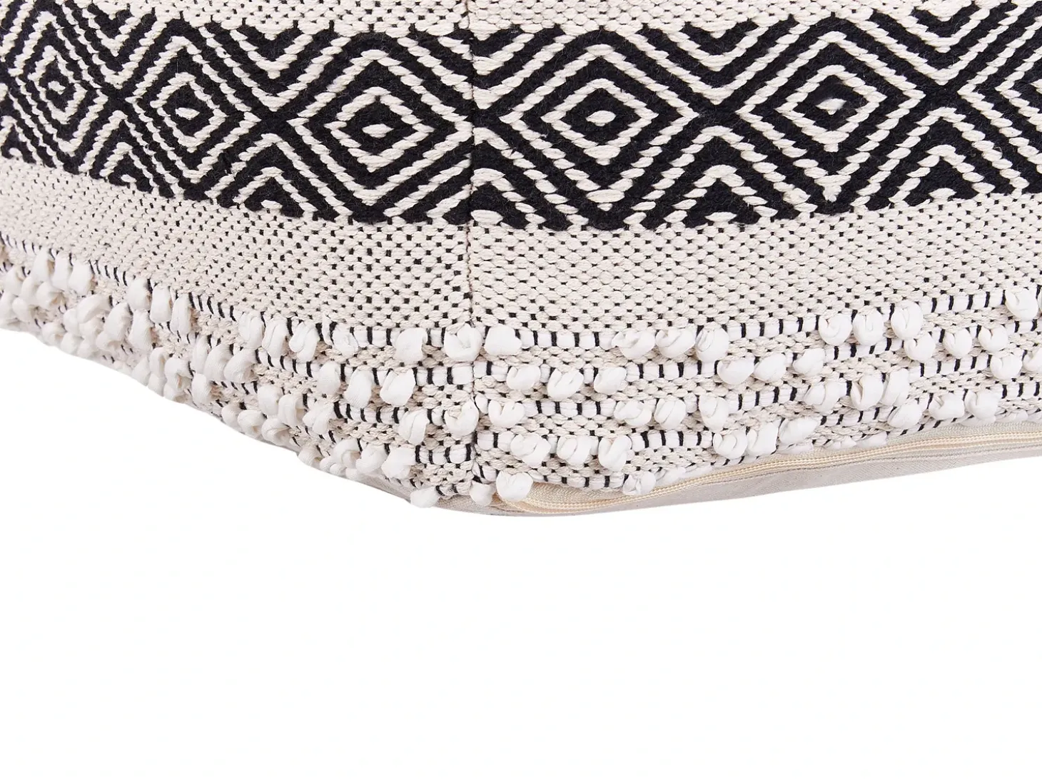 Puf KANAM Bomuld Lys Beige