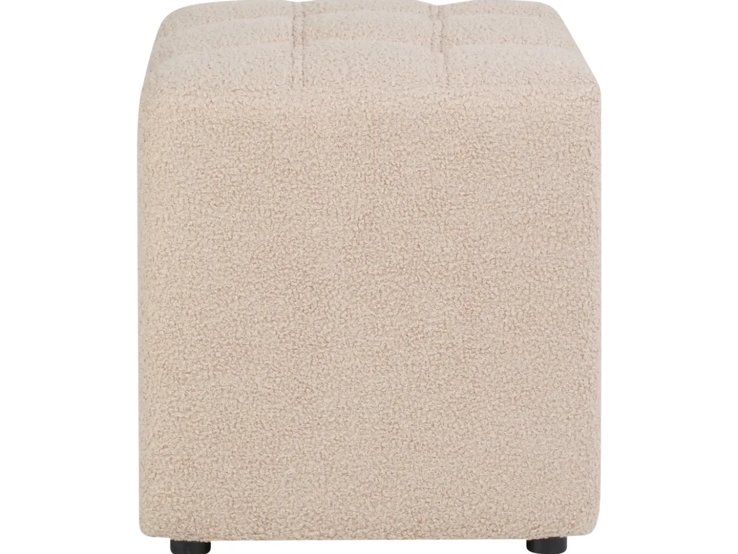 Puf KANSAS Boucle Beige