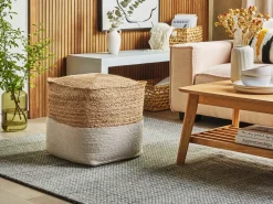 Puf KIRAMA Jute Beige