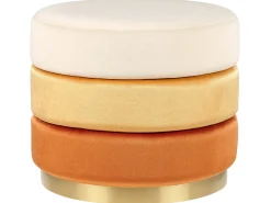 Puf LOUIN Velour Orange