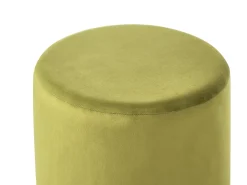 Puf LOVETT Velour Olivengrøn