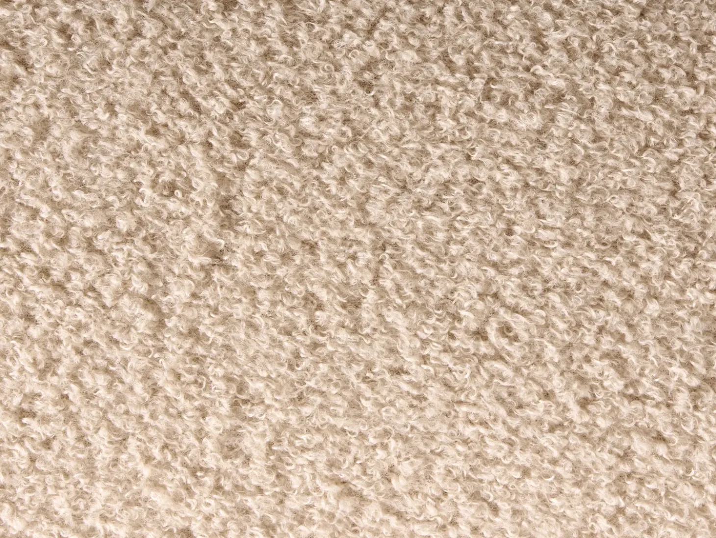 Puf MANCOS Boucle Beige