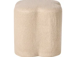Puf MANCOS Boucle Beige