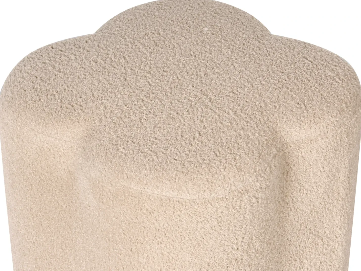 Puf MANCOS Boucle Beige