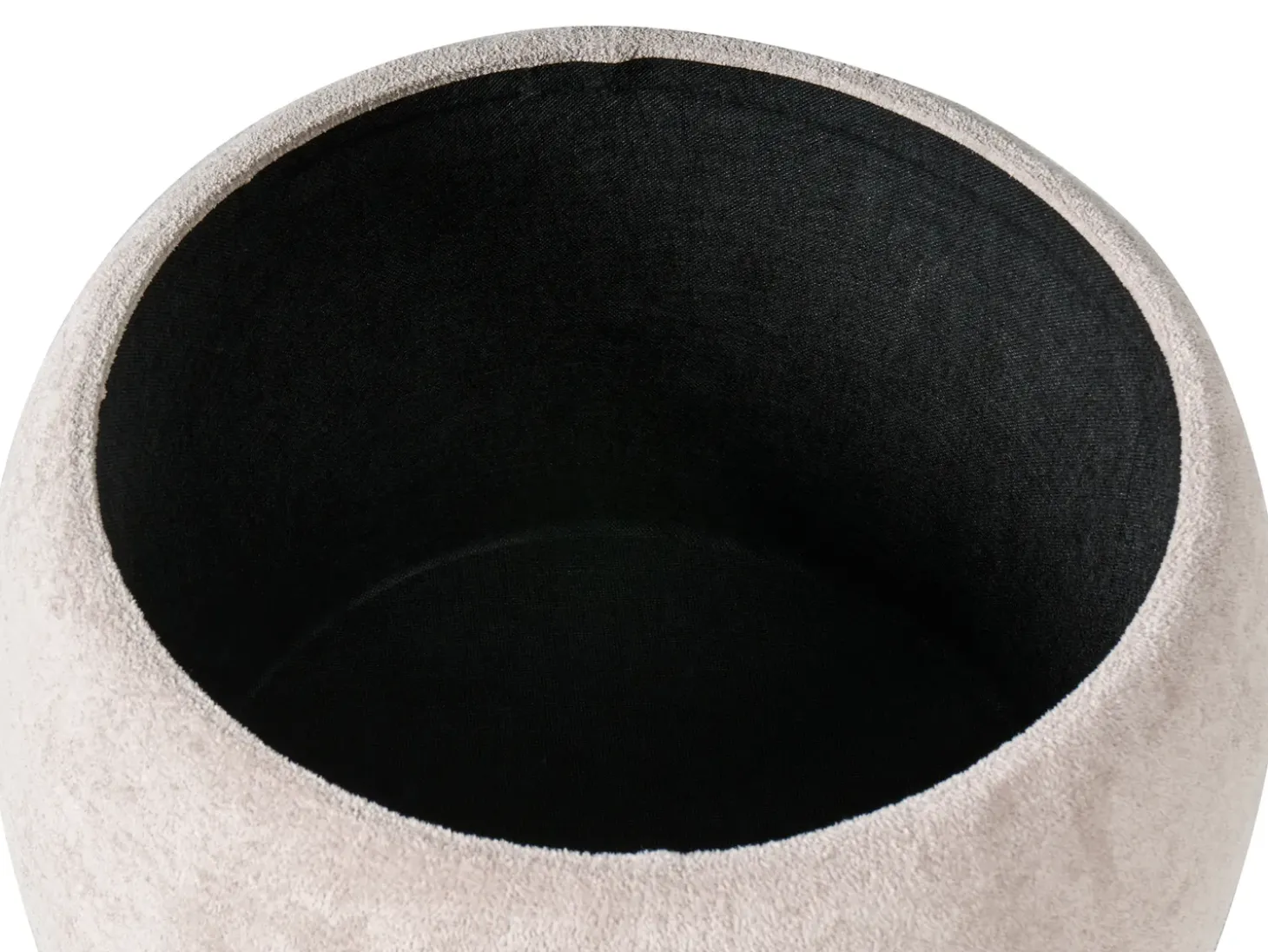 Puf med opbevaring ANNABELLA Boucle Lys Beige