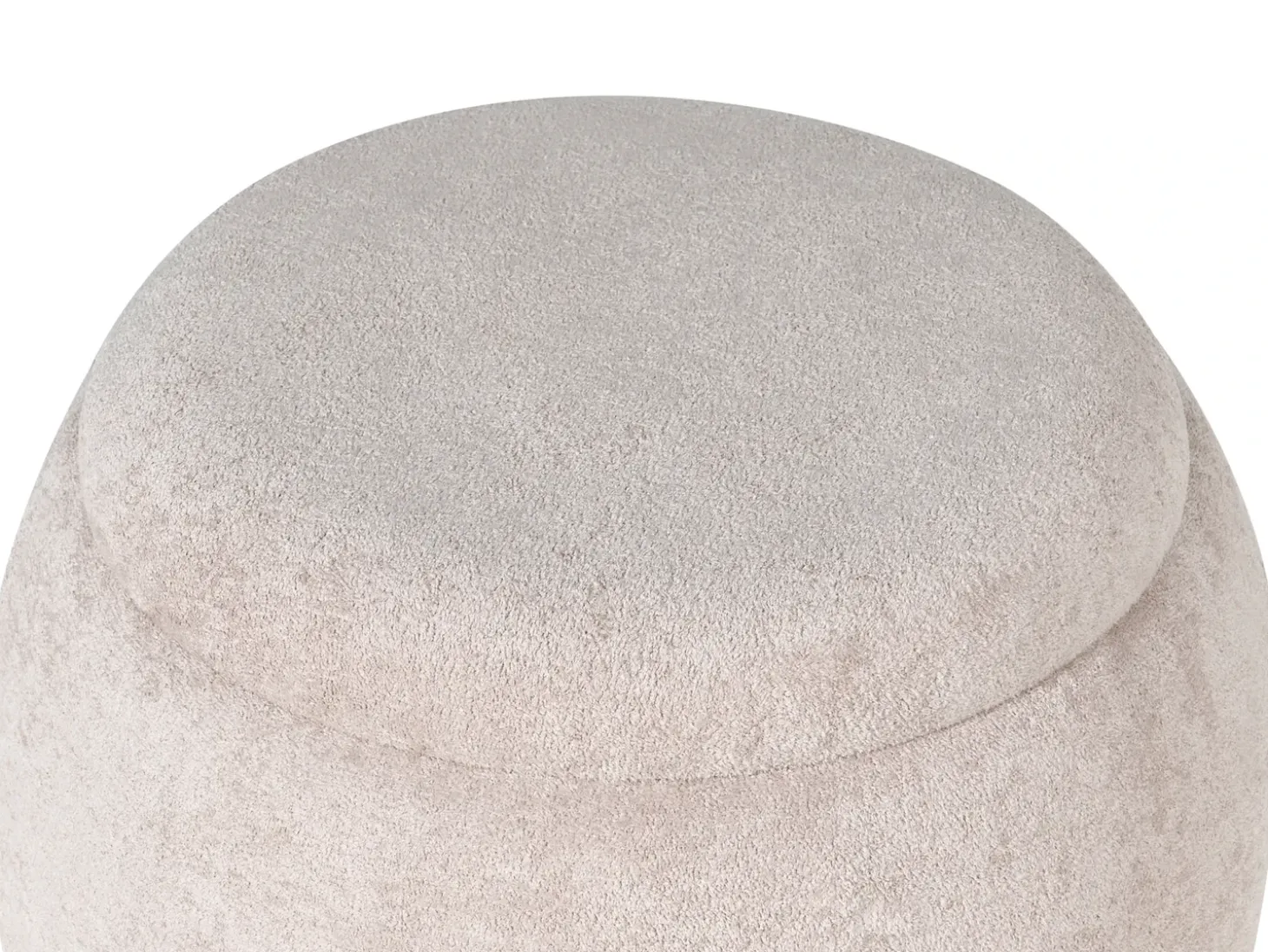 Puf med opbevaring ANNABELLA Boucle Lys Beige