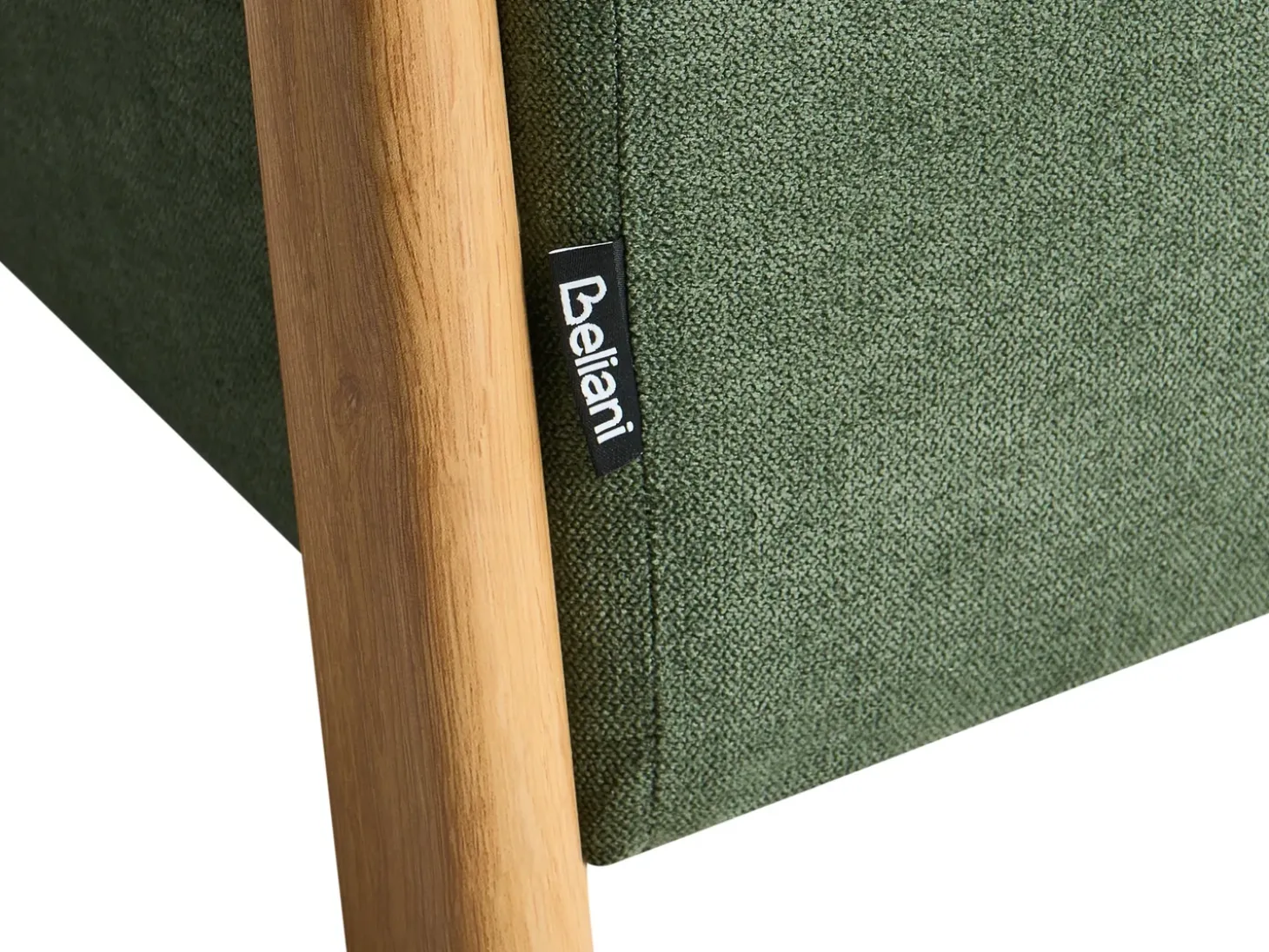 Puf med opbevaring EDLAND 45 cm 43 cm Grøn